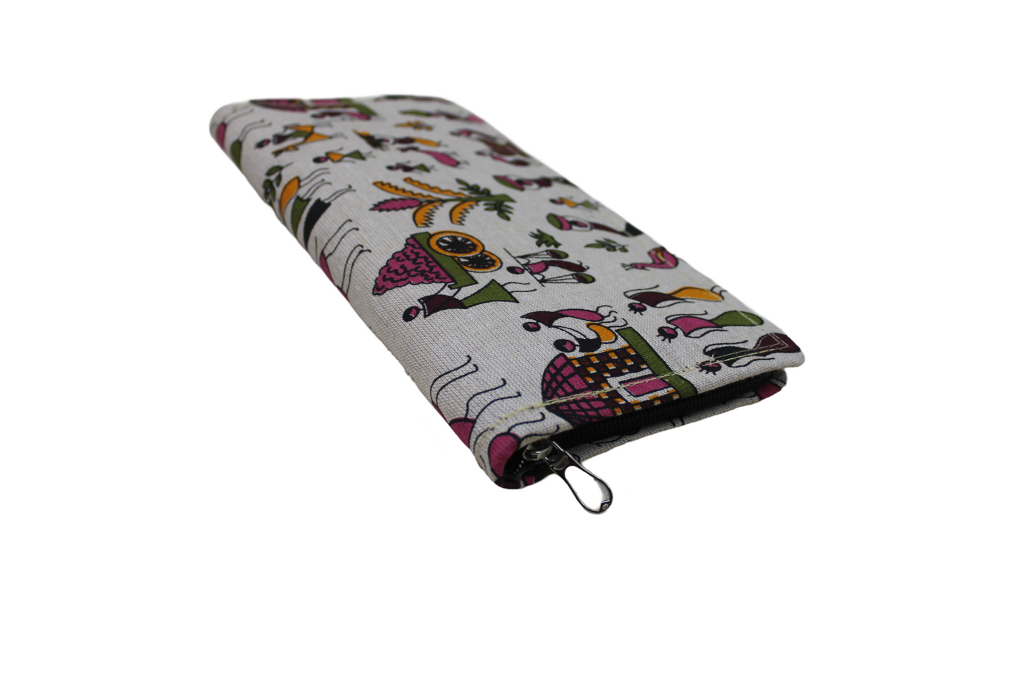Handcrafted Warli Print Cotton Clutch