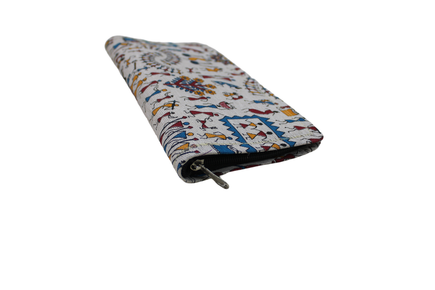 Handcrafted Warli Print Cotton Clutch