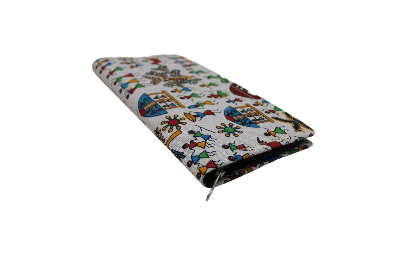 Handcrafted Warli Print Cotton Clutch