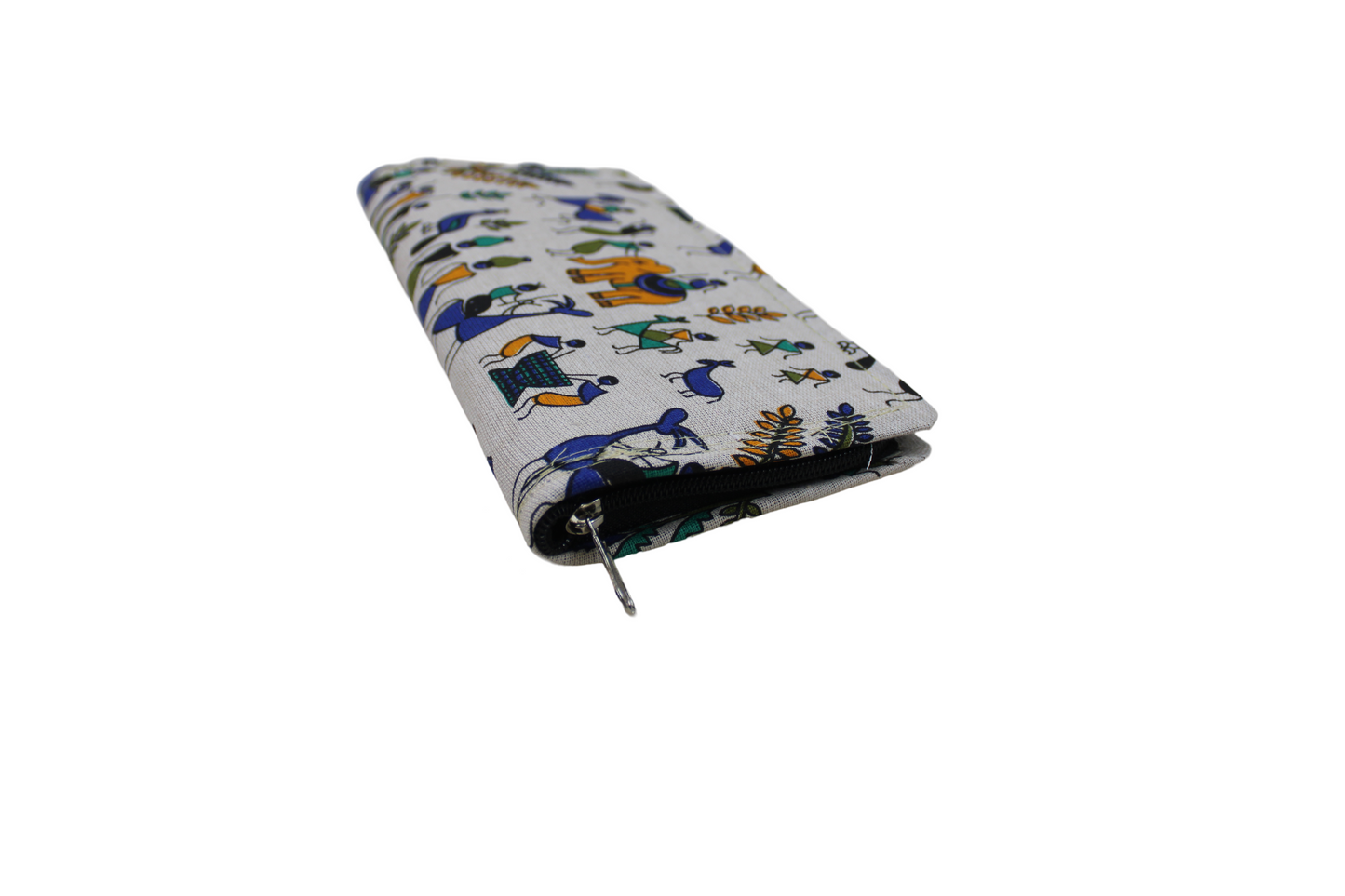 Handcrafted Warli Print Cotton Clutch
