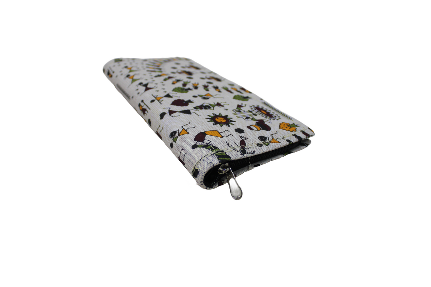 Handcrafted Warli Print Cotton Clutch