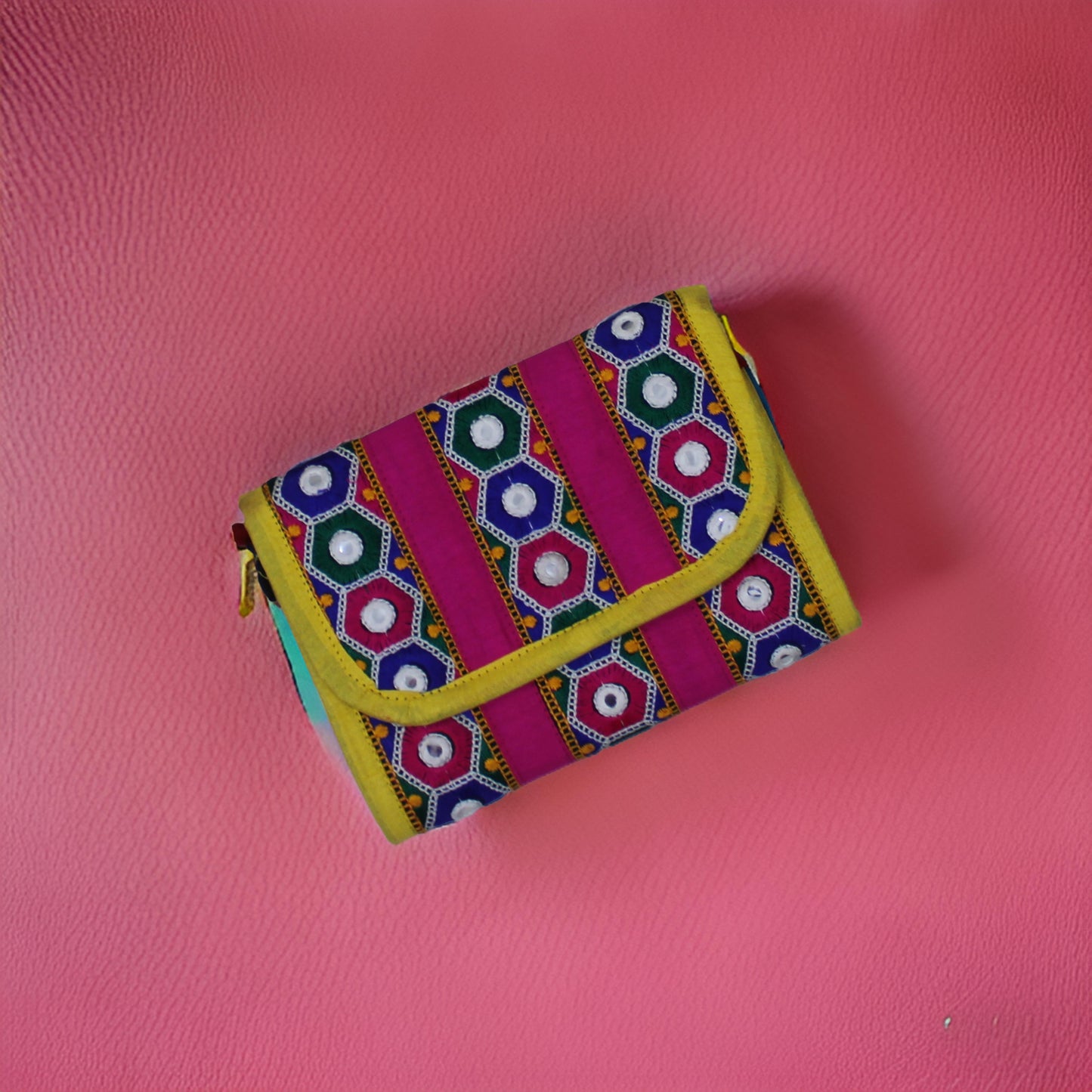 Handcrafted Embroidered Cotton Sling Bag