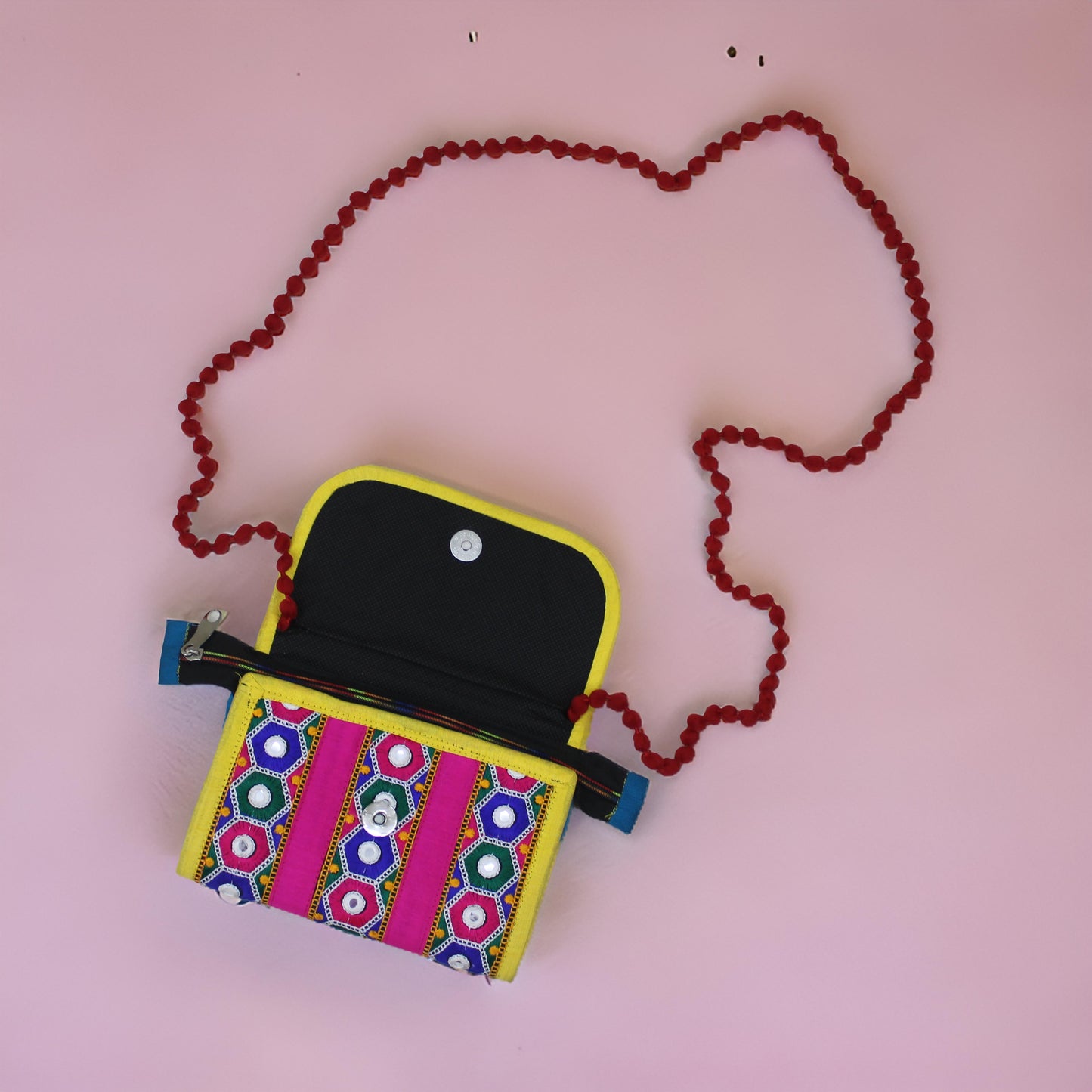 Handcrafted Embroidered Cotton Sling Bag