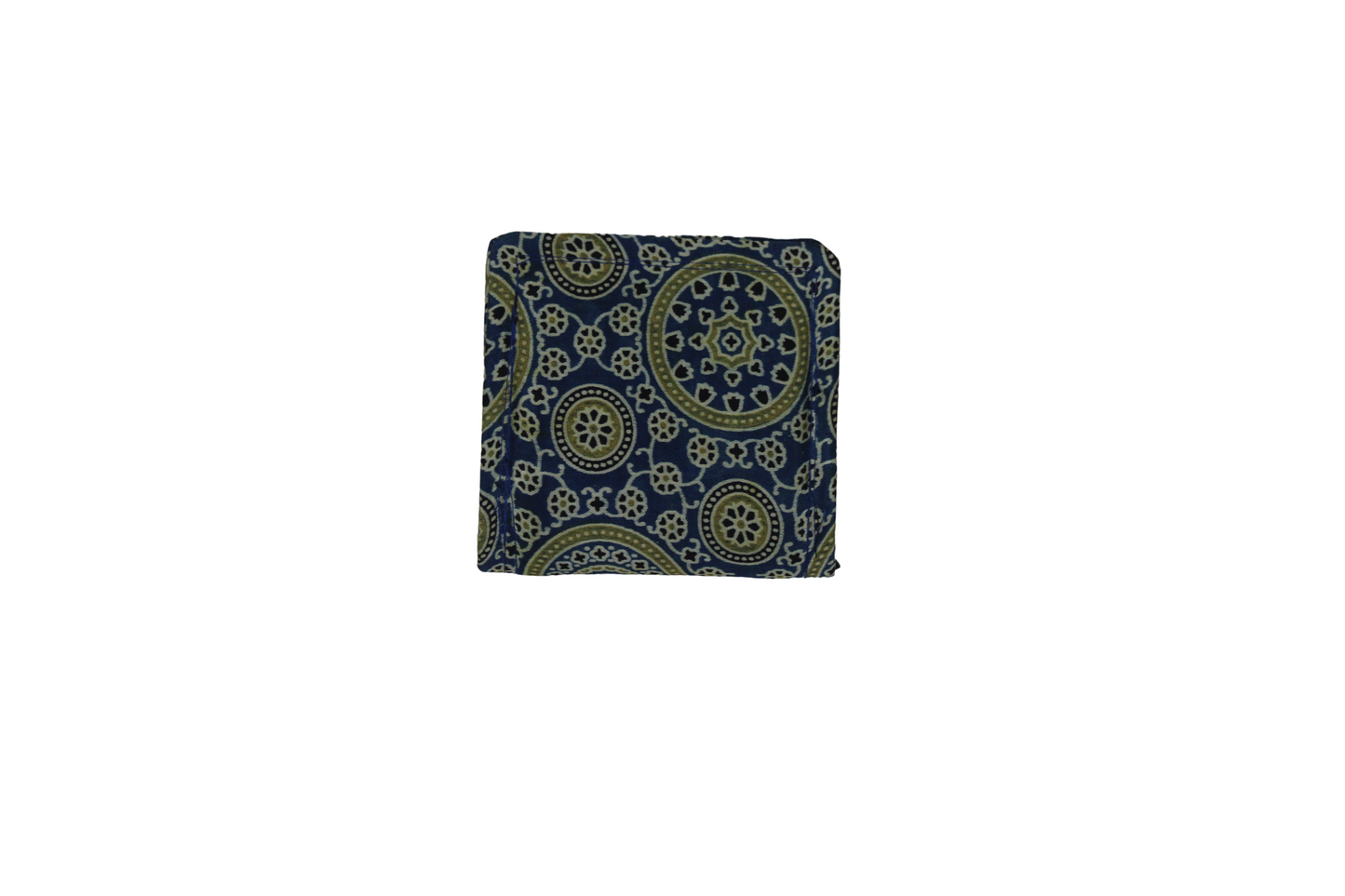 Handcrafted Ajrakh Print Mashru Clutch