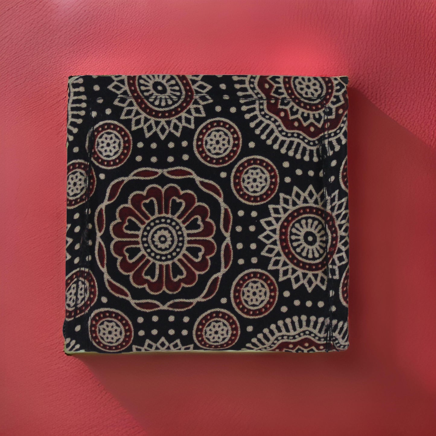 Handcrafted Ajrakh Print Mashru Clutch