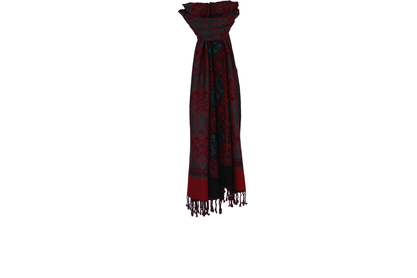 Women's Pure Wool Stole - Traditional, Soft & Warm Winter Wrap