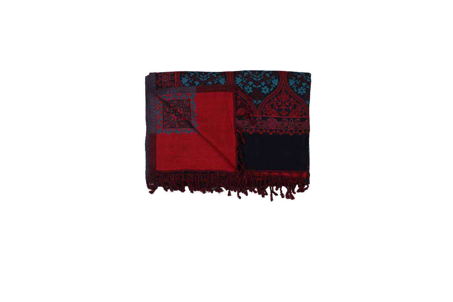 Women's Pure Wool Stole - Traditional, Soft & Warm Winter Wrap