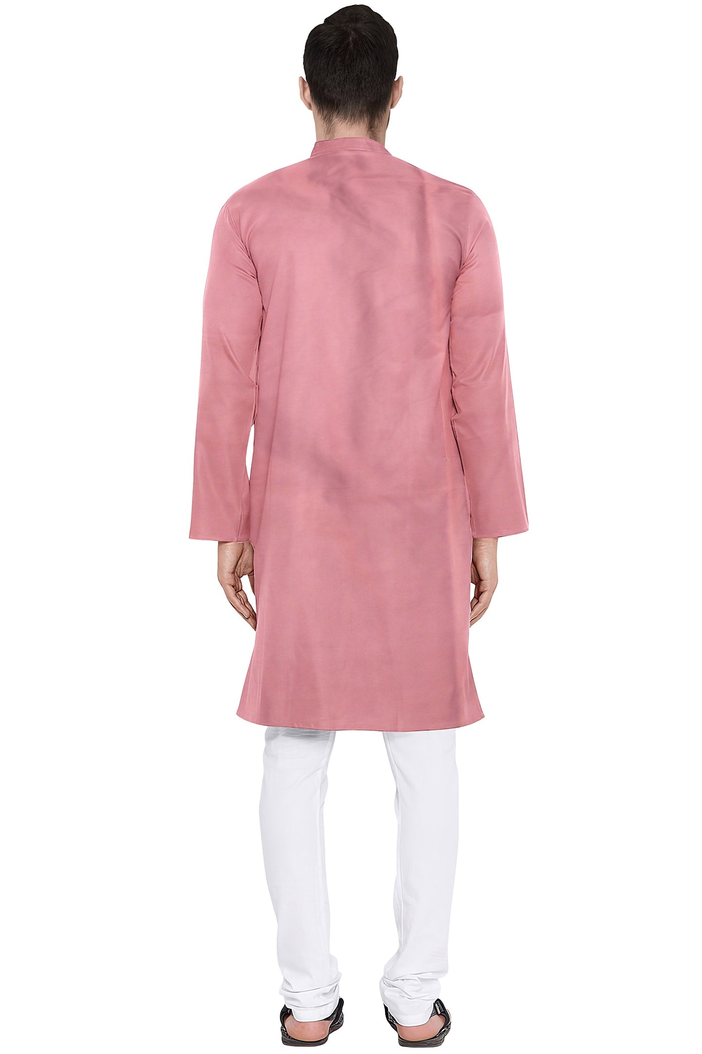 Men's Plain Cotton Long Kurta