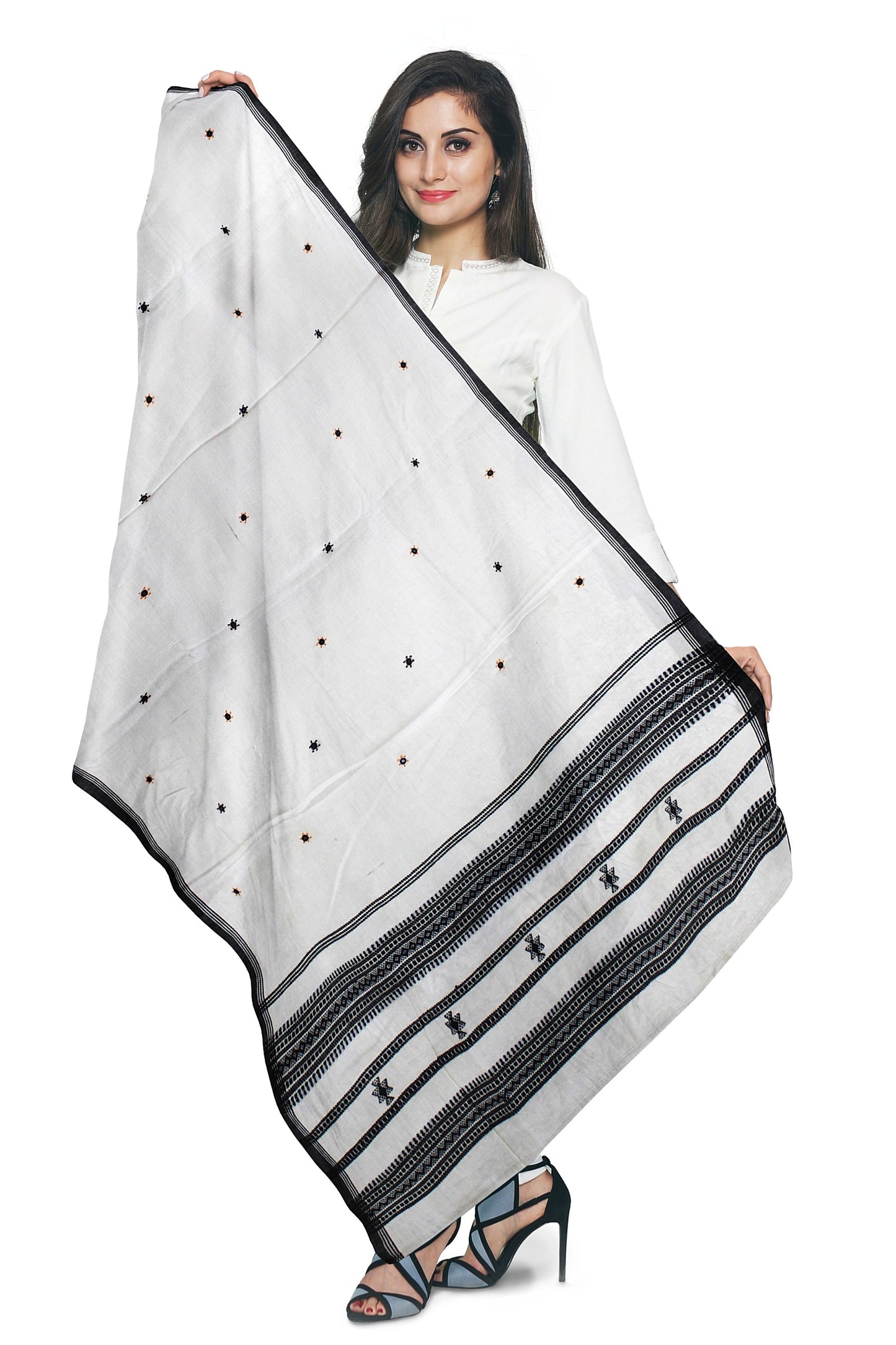 Women's Wool Shawl - Traditional, Soft & Warm Winter Wrap
