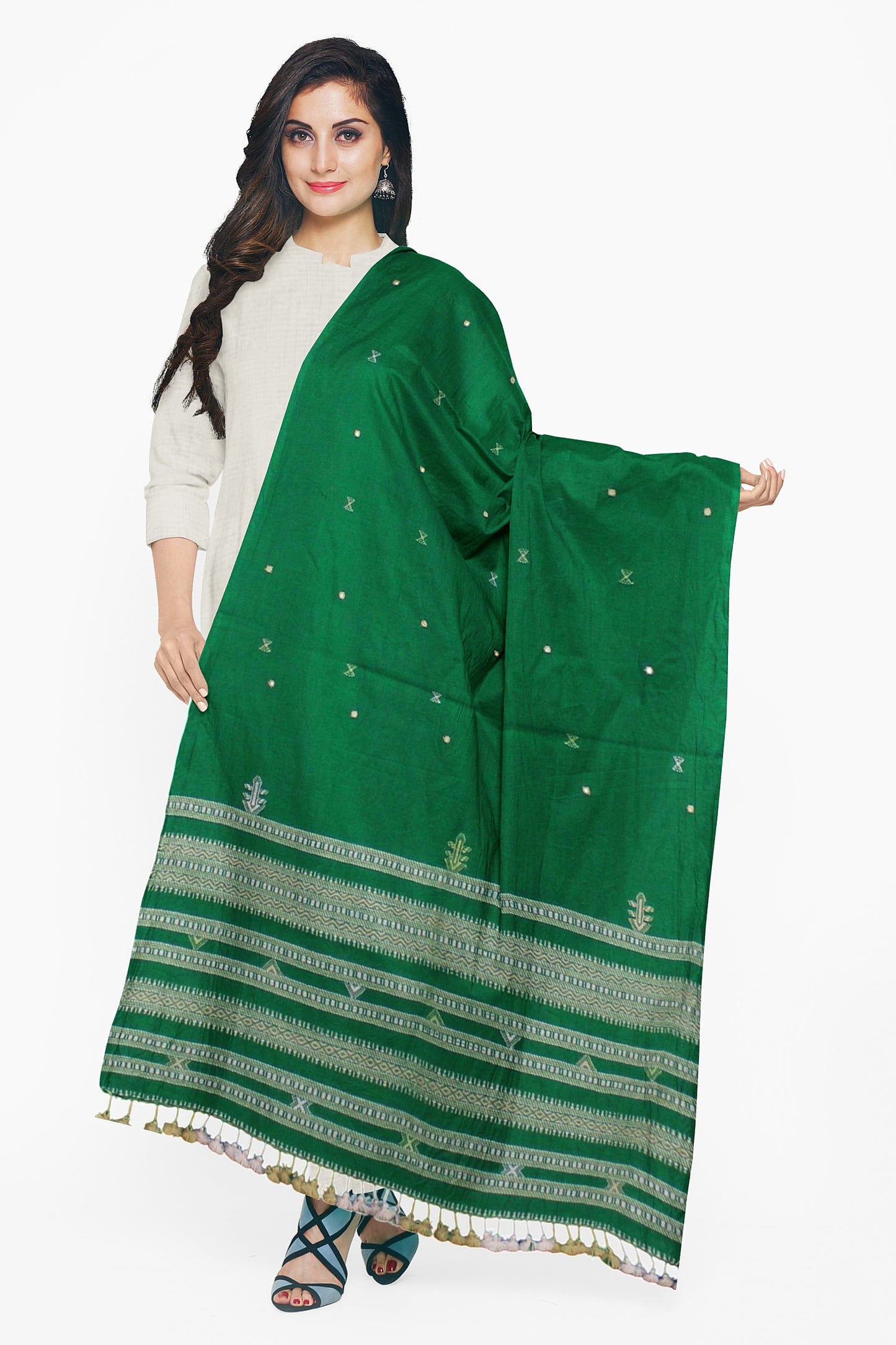 Elegant Handwoven Woolen Stole