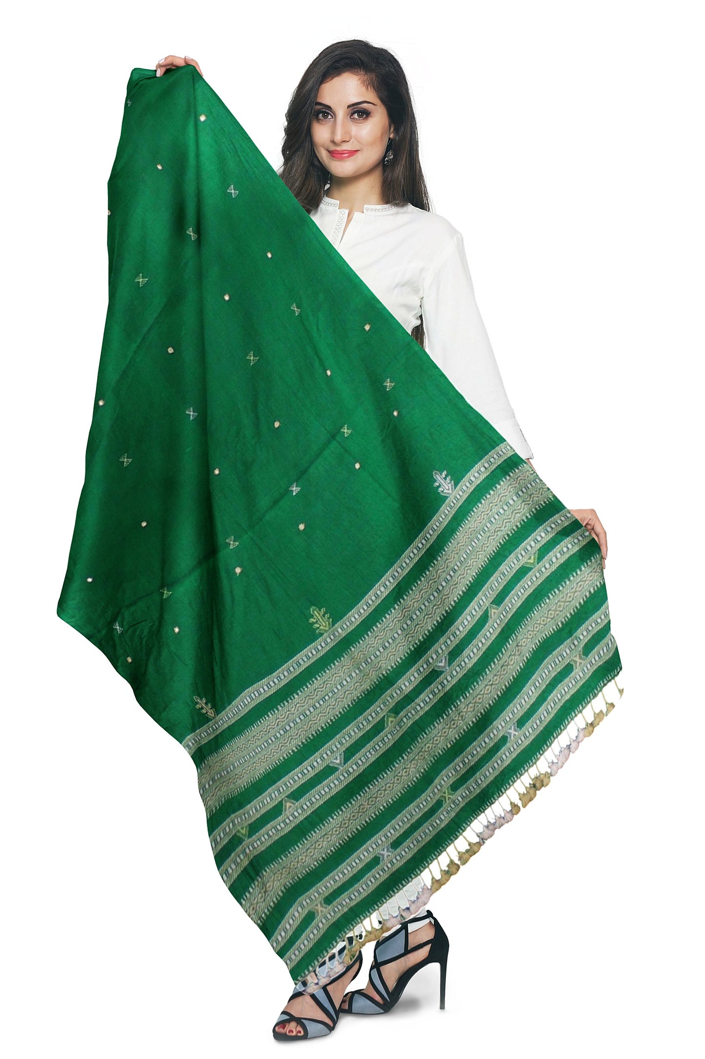Elegant Handwoven Woolen Stole