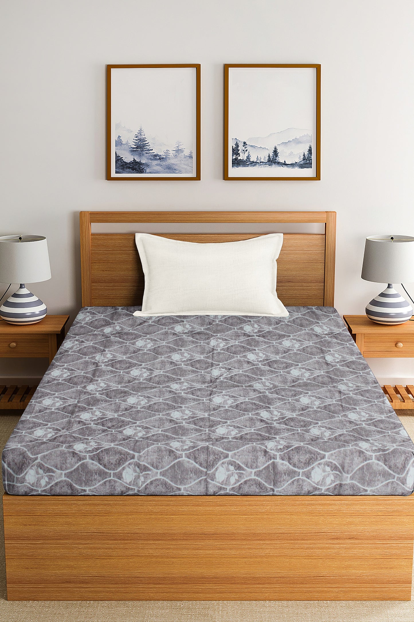 Cotton Single Bedsheet Set | Flat Bedsheet