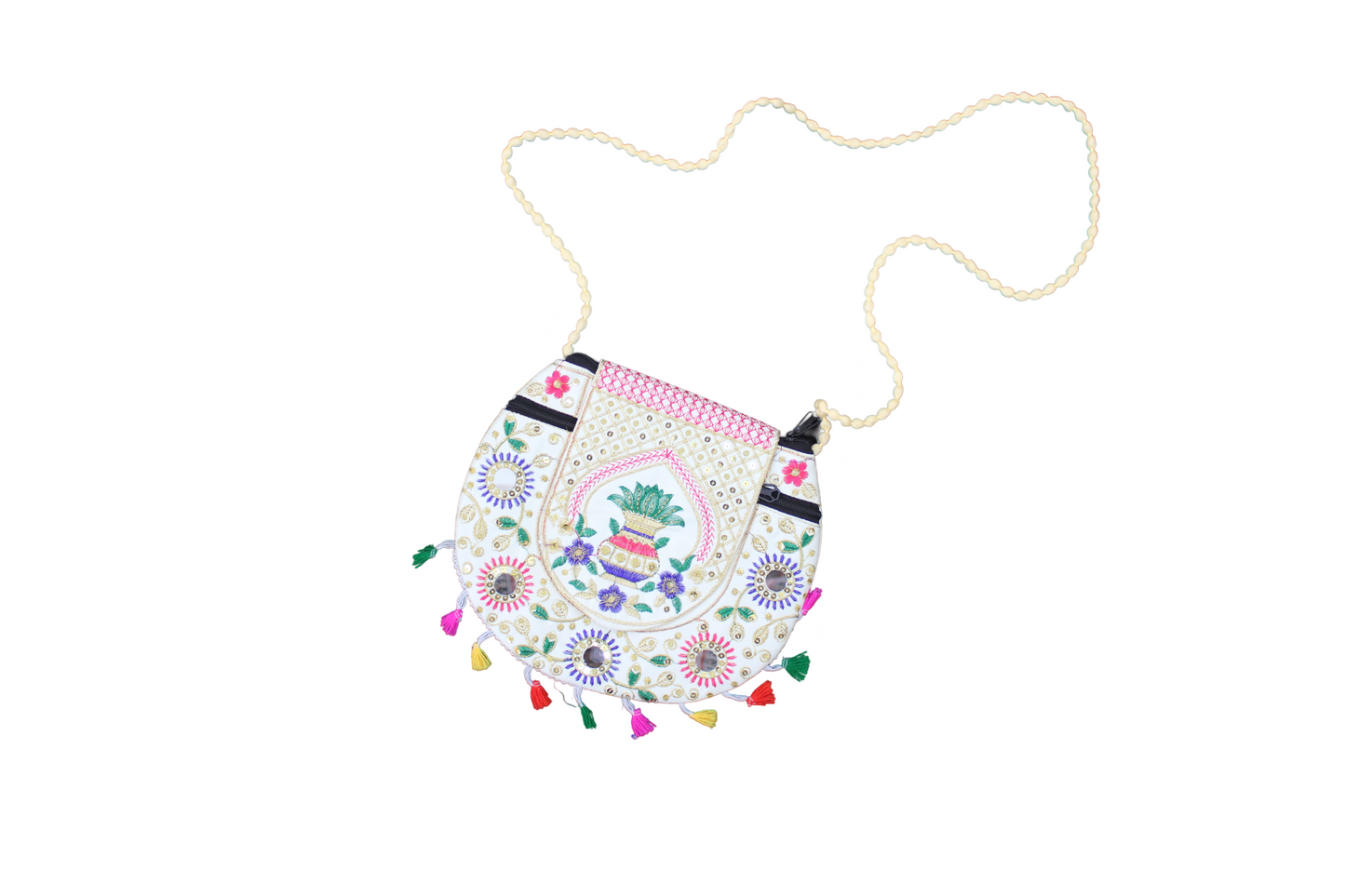 Handcrafted Embroidered Shoulder Bag