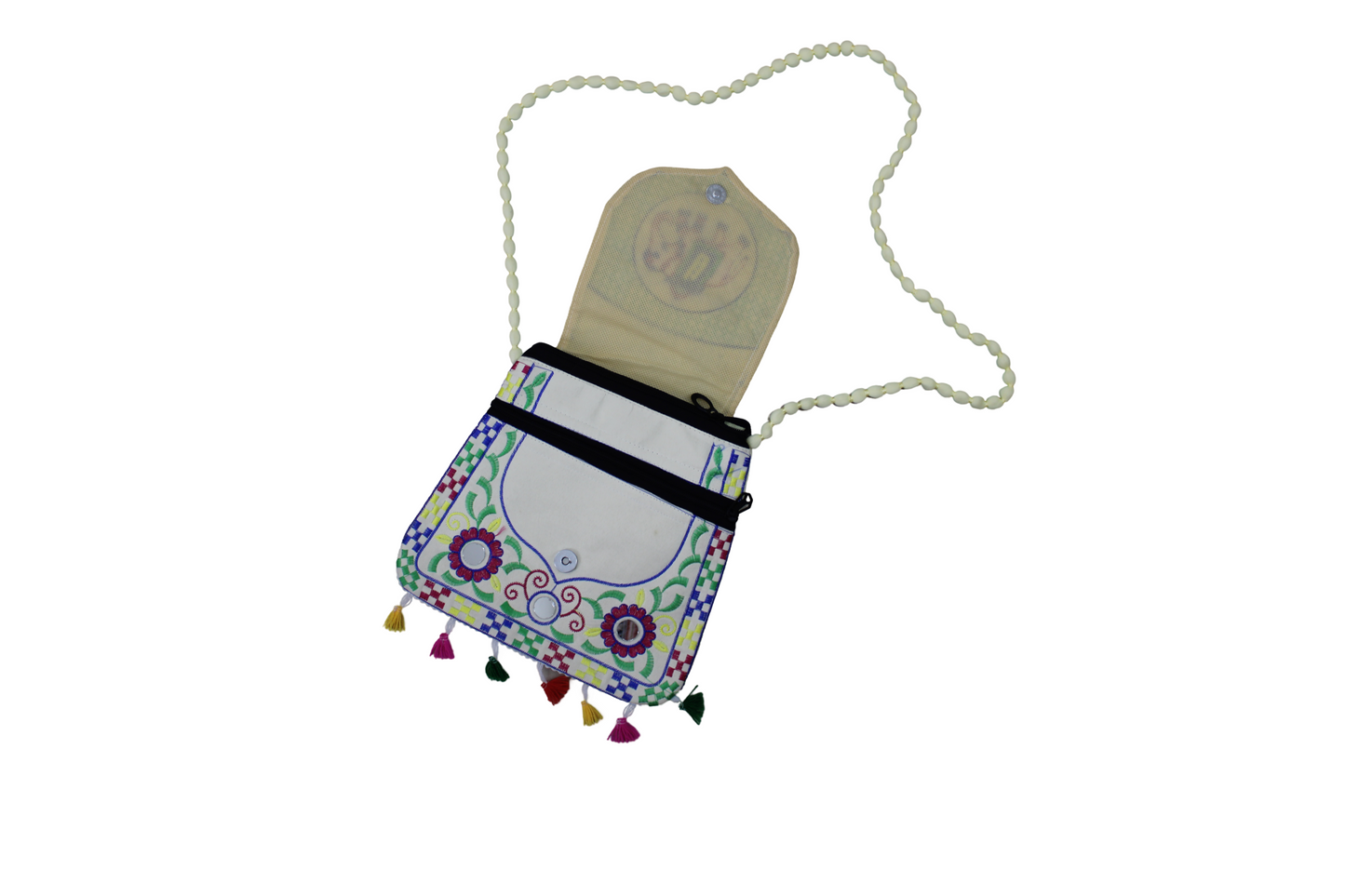 Handcrafted Embroidered Shoulder Bag