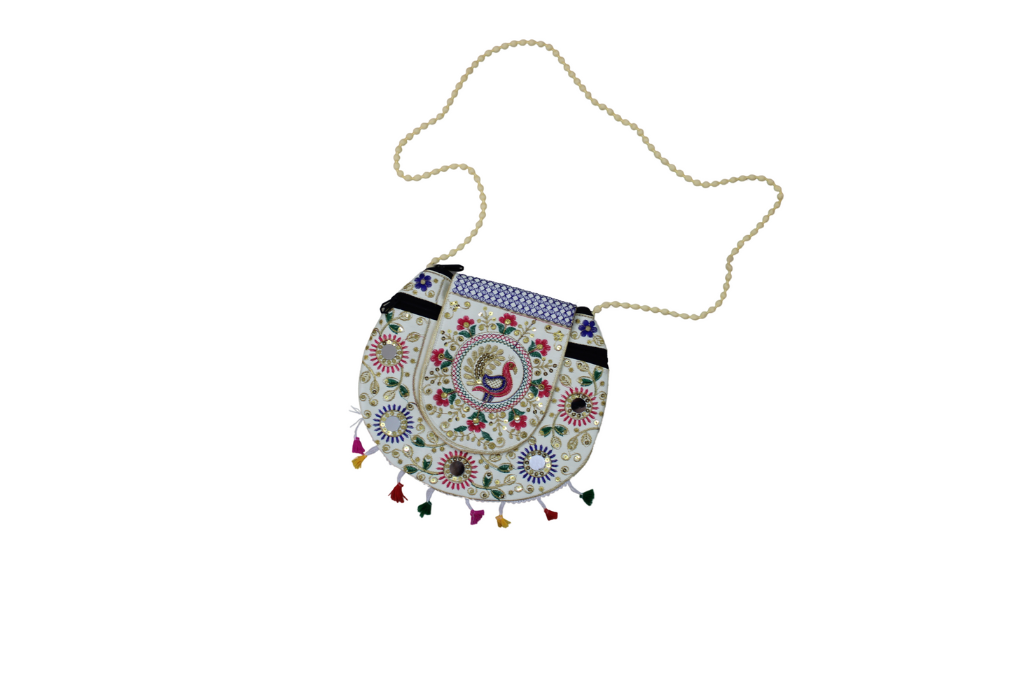 Handcrafted Embroidered Shoulder Bag