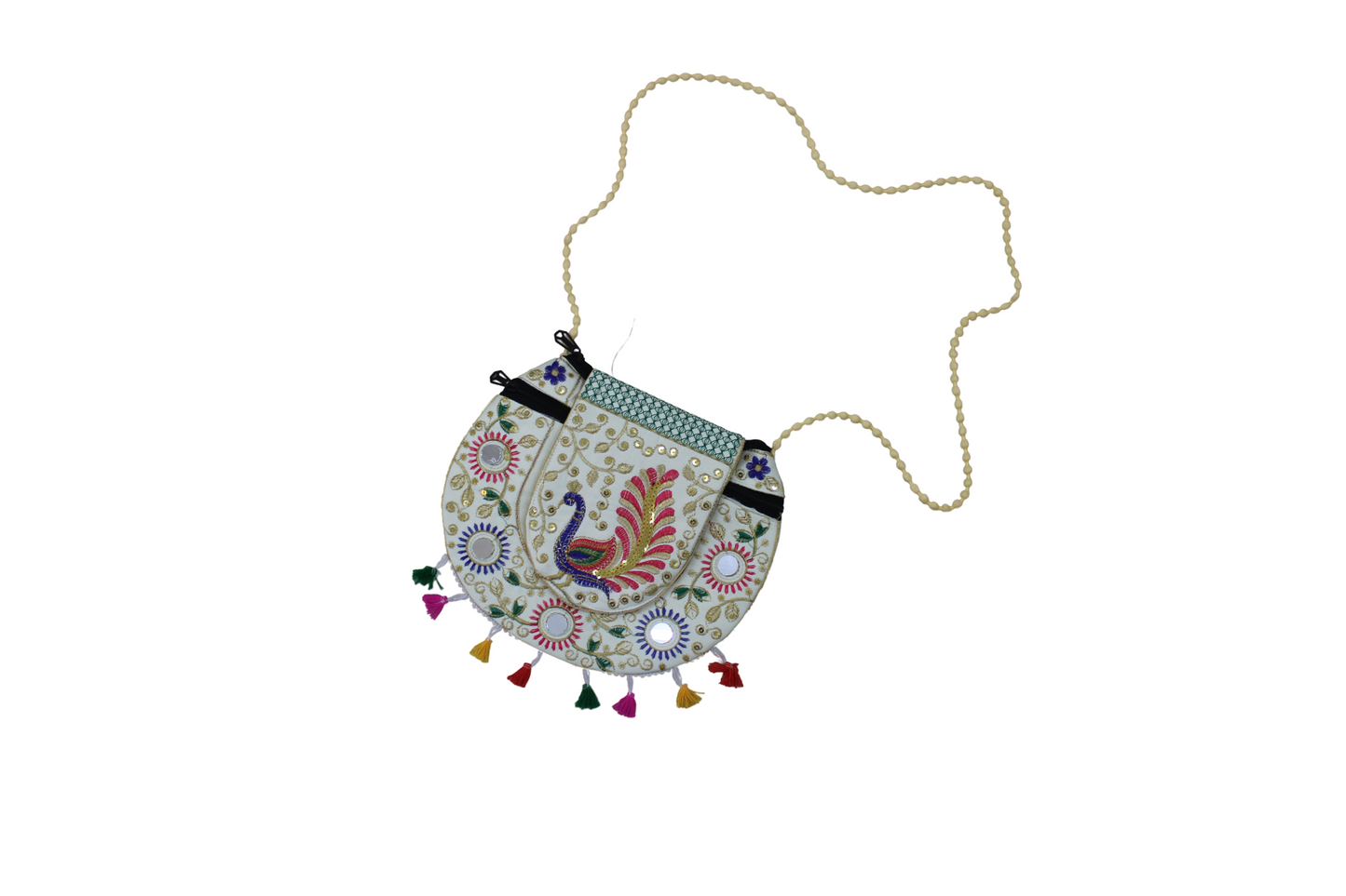 Handcrafted Embroidered Shoulder Bag