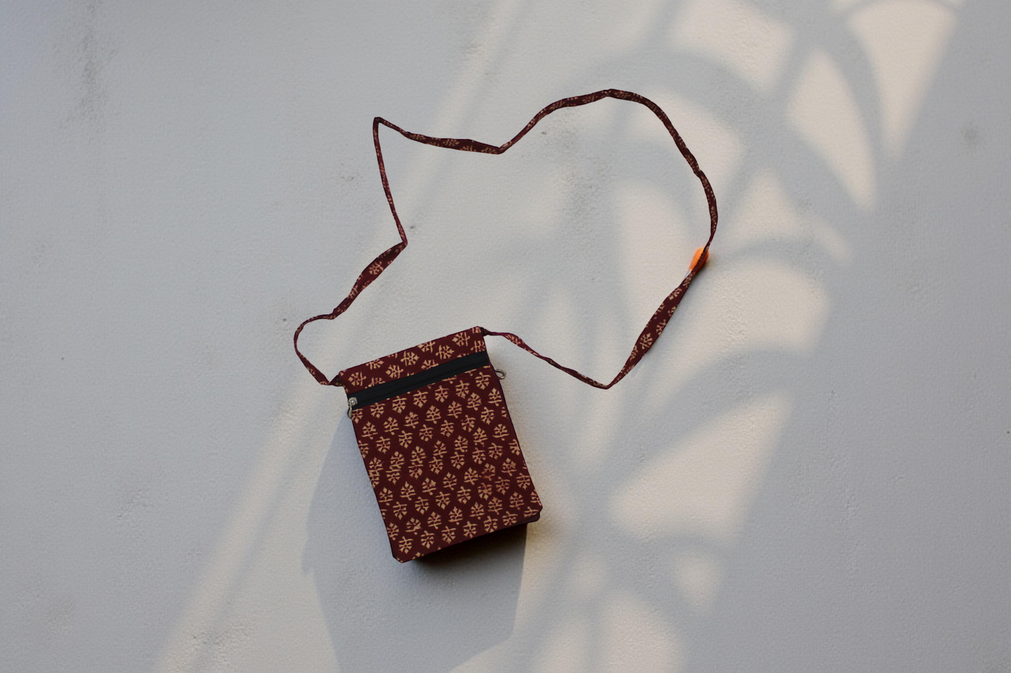 Handcrafted Embroidered Ethnic Crossbody Sling Bag/Mobile Pouch