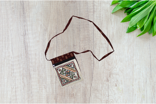 Handcrafted Embroidered Ethnic Crossbody Sling Bag/Mobile Pouch