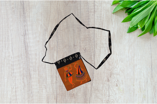 Handcrafted Embroidered Ethnic Crossbody Sling Bag/Mobile Pouch