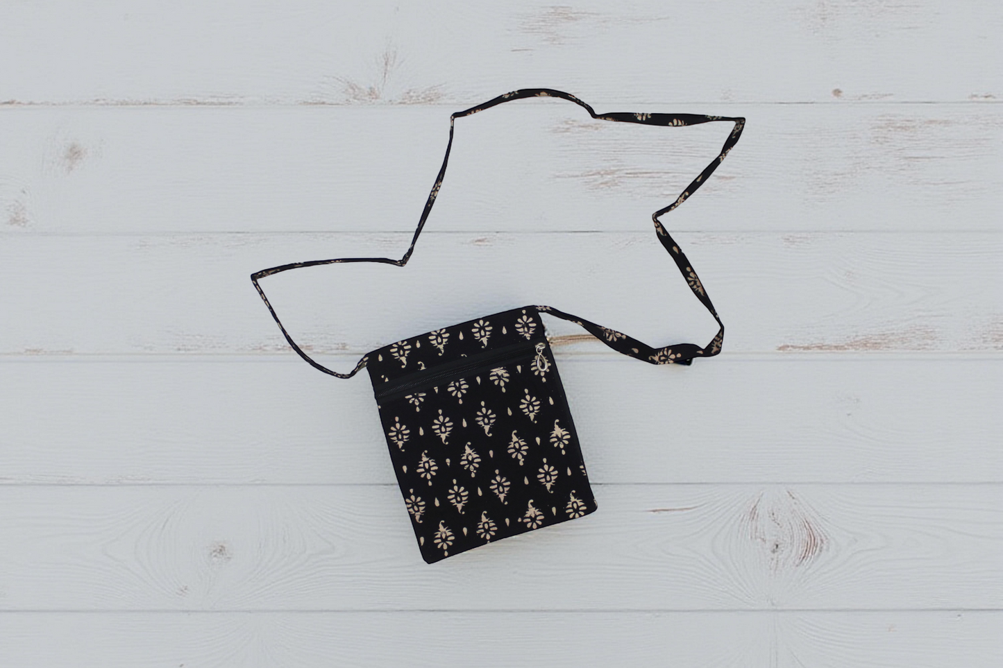 Handcrafted Embroidered Ethnic Crossbody Sling Bag/Mobile Pouch