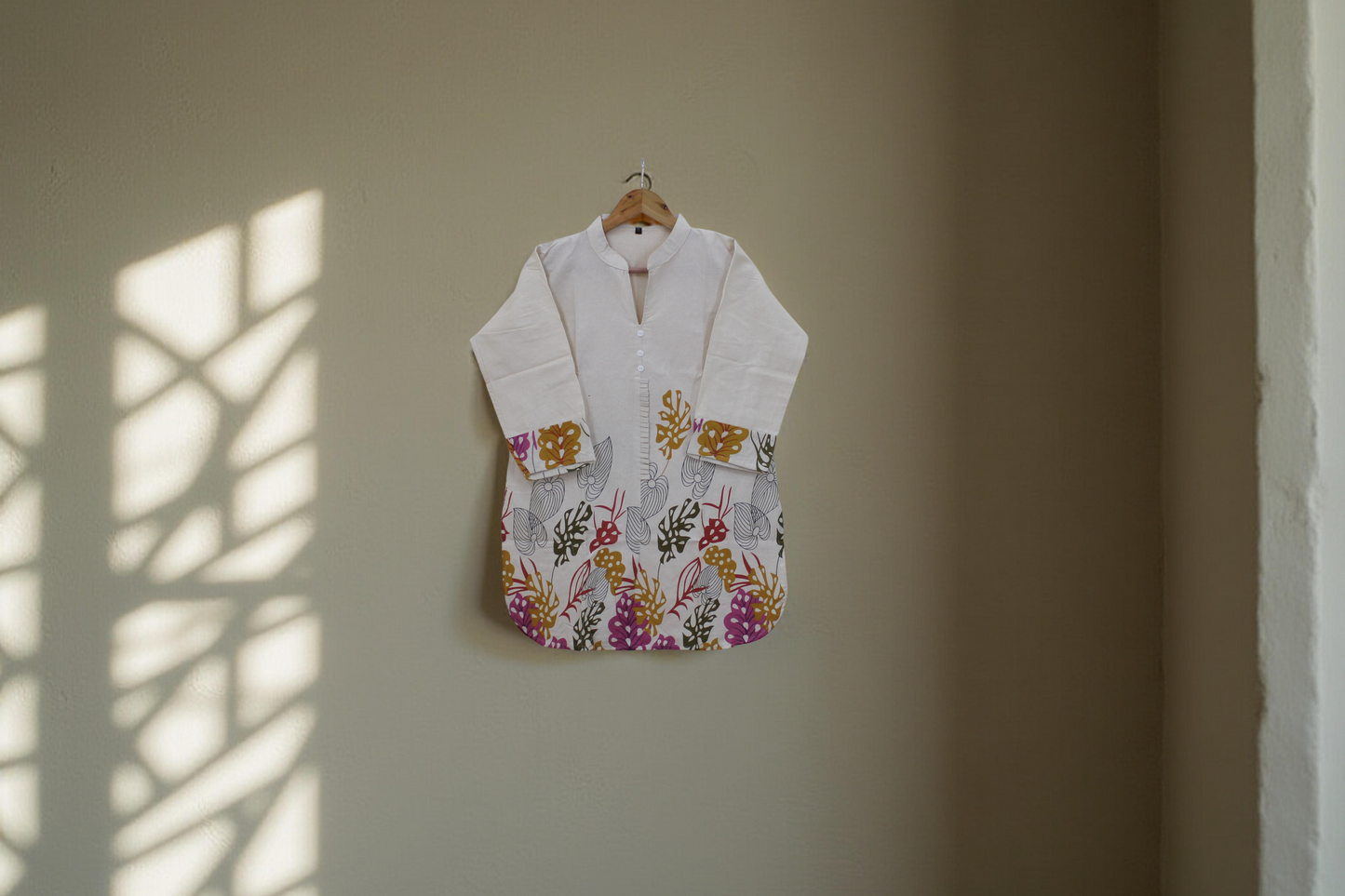 Elegant Cream Floral Co-Ord Set