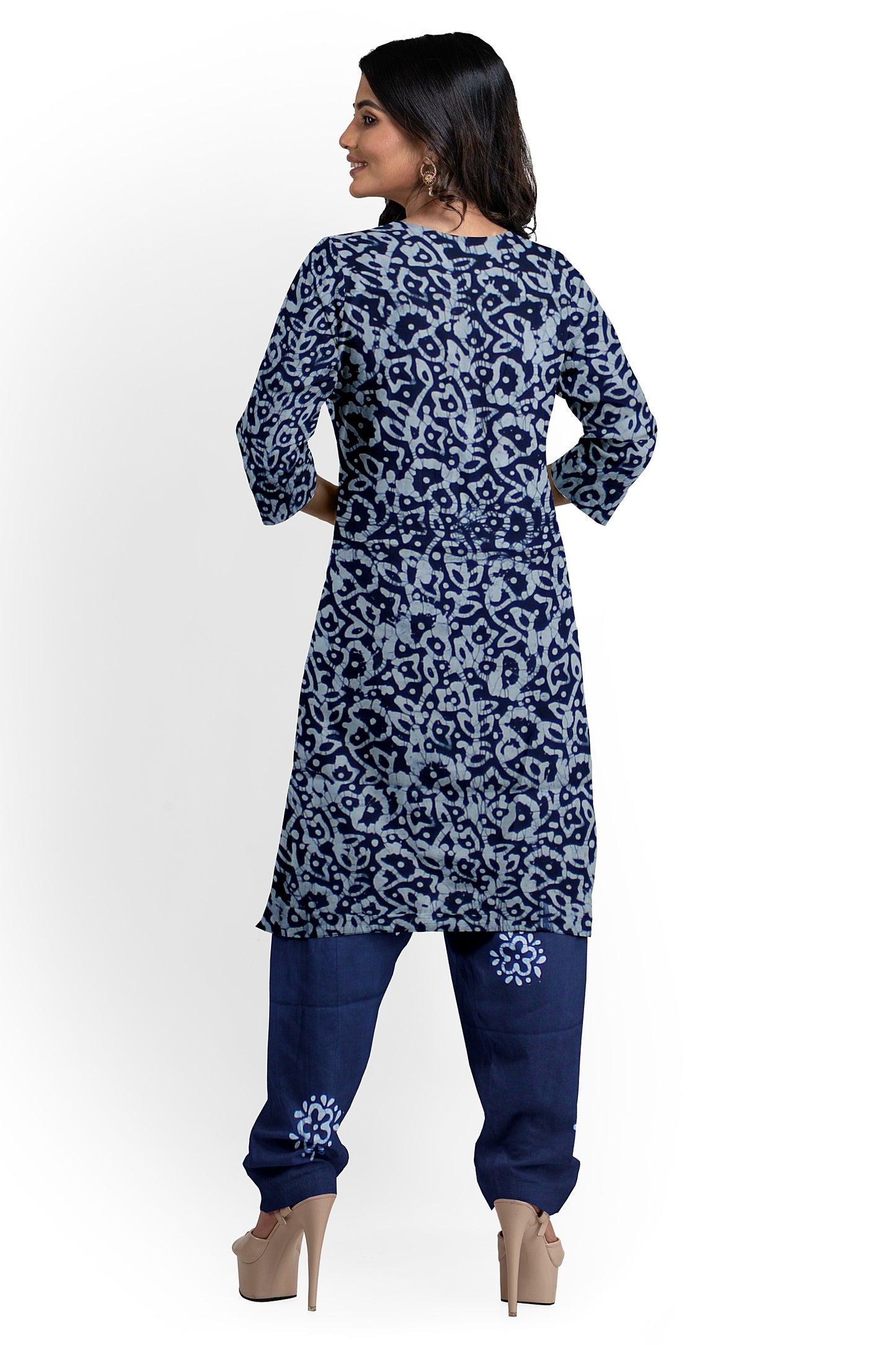 Cotton Batik Dress Material | Cotton Suit Set| 3PC Suitset | Salwar Suit Material | Unstitched