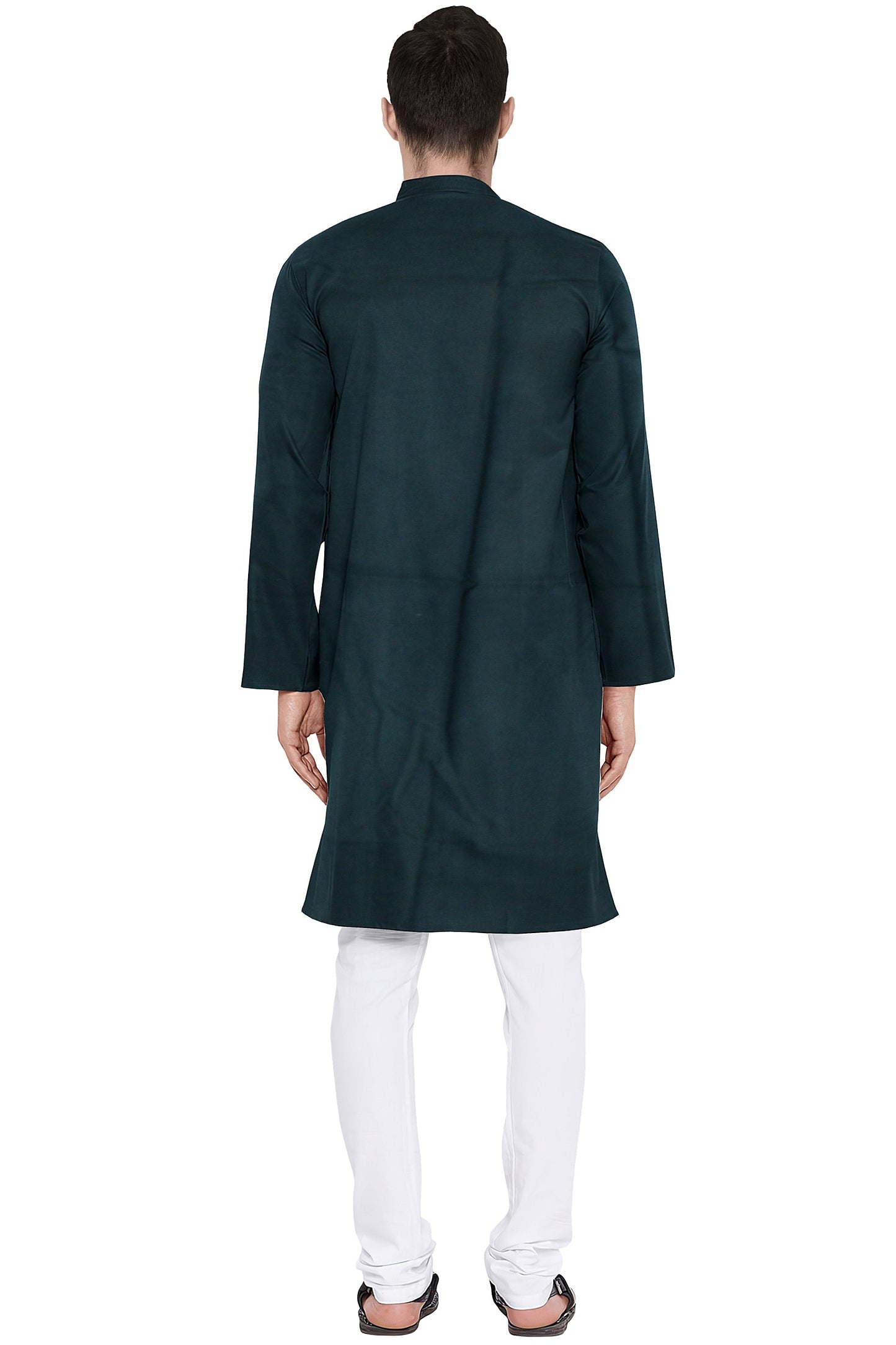 Men's Plain Cotton Long Kurta
