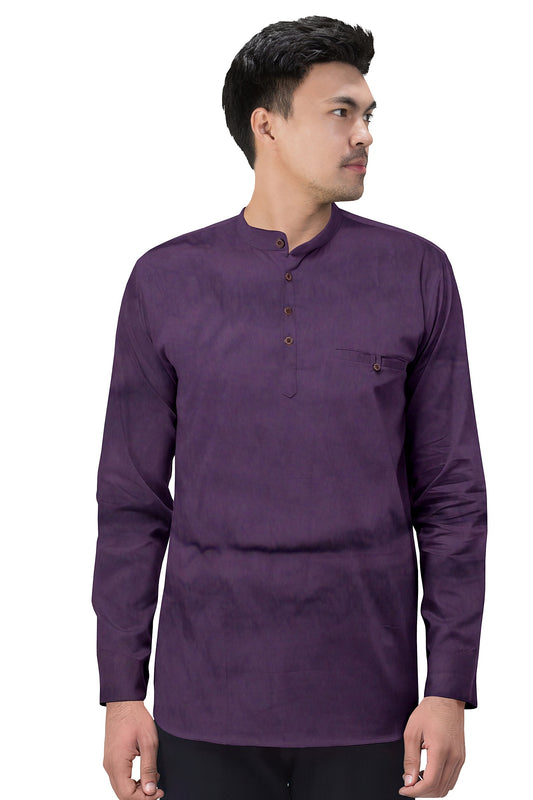 Men's Plain Short Kurta