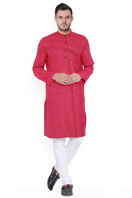 Men's Plain Cotton Kurta