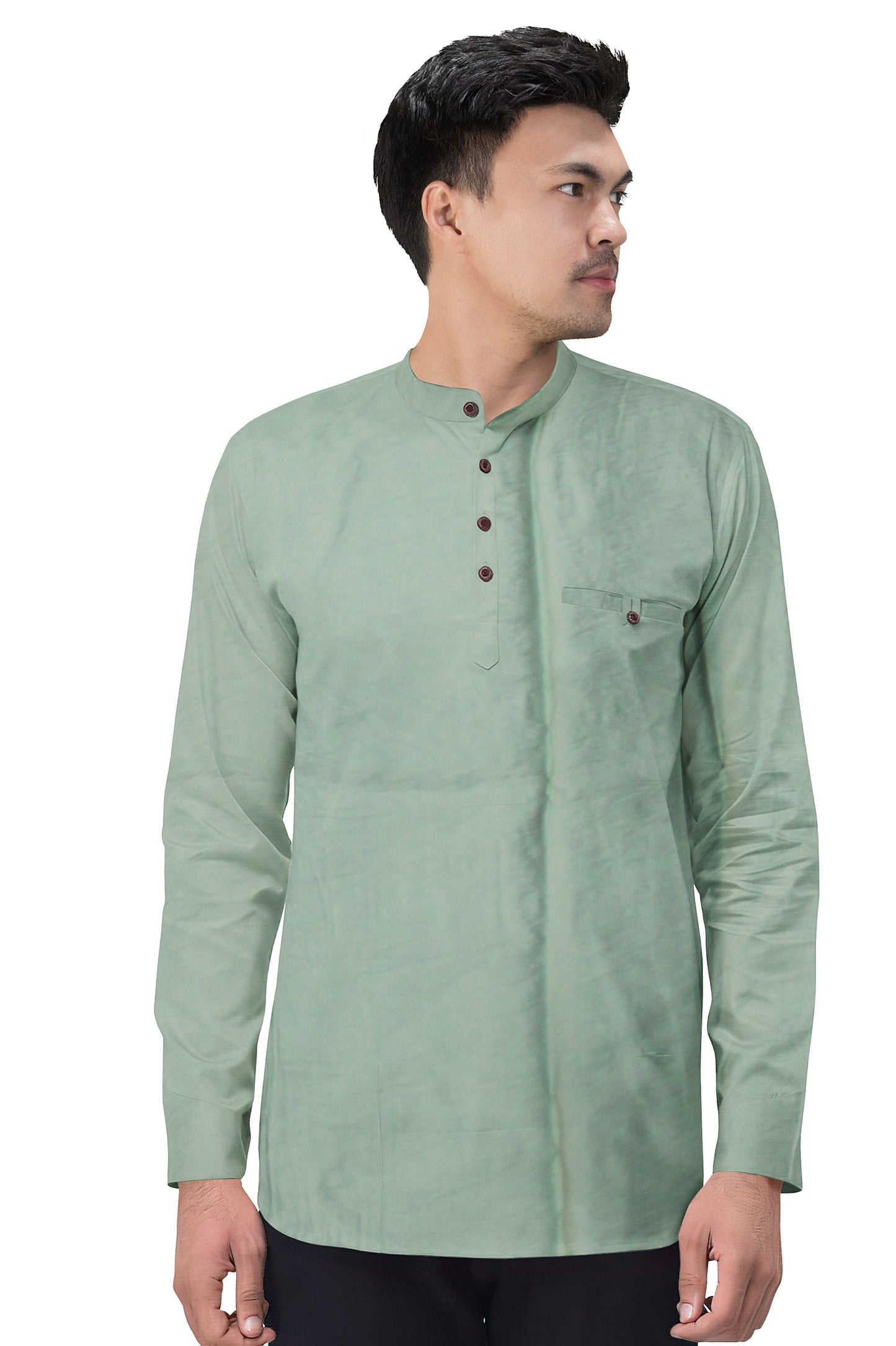 Men's Plain Short Kurta