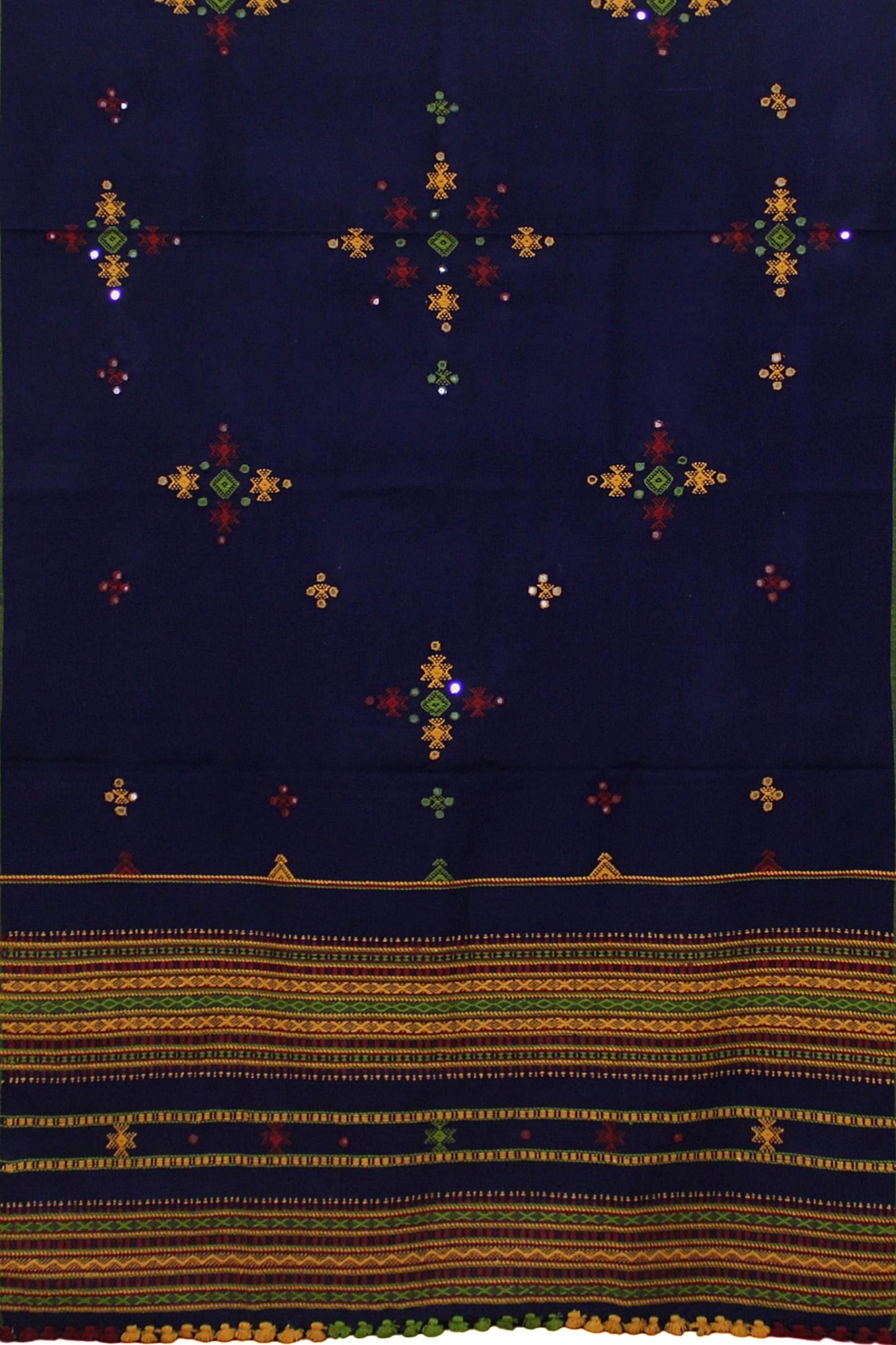 Kutchi Handwoven Bhujodi Woolen Shawl