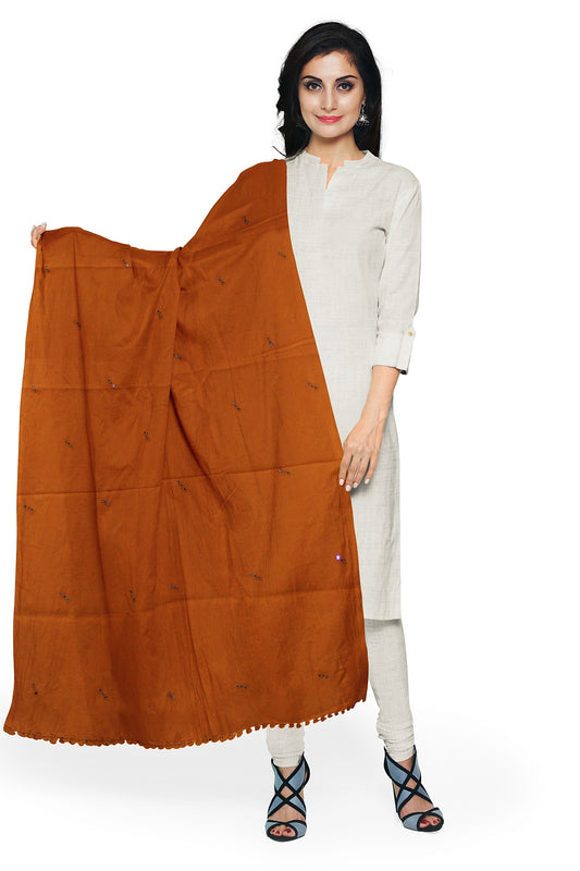 Women's Pure Wool Shawl - Traditional, Soft & Warm Winter Wrap