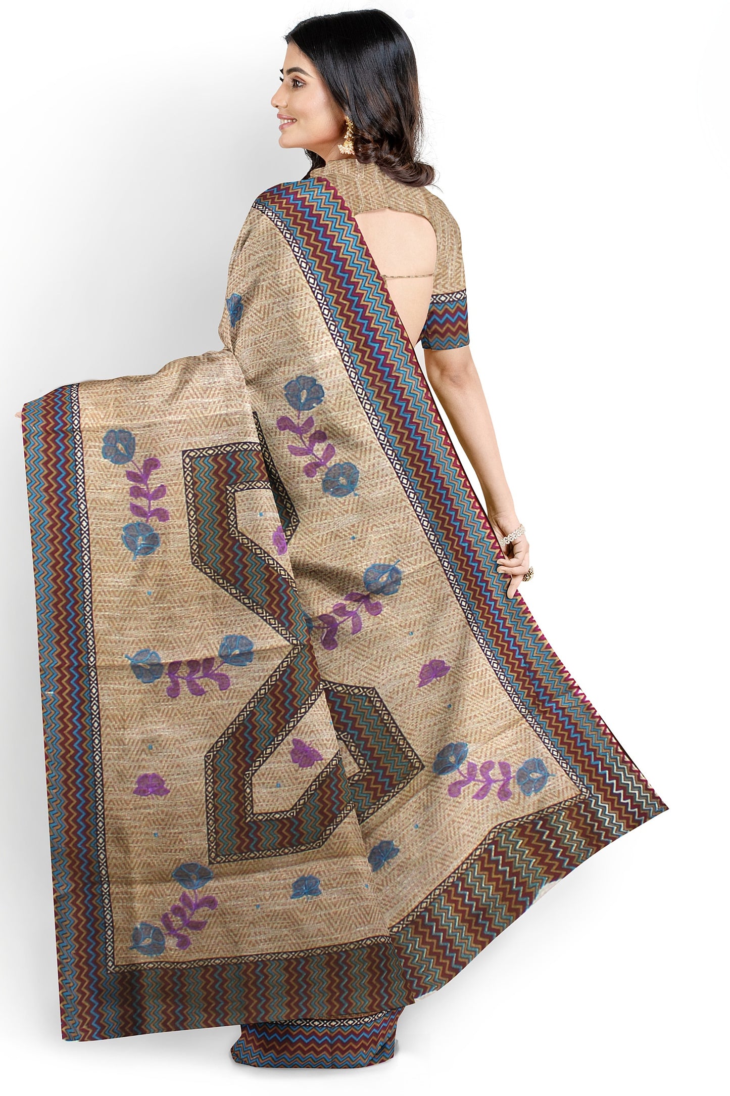 Elegant Women's Cotton Printed Saree