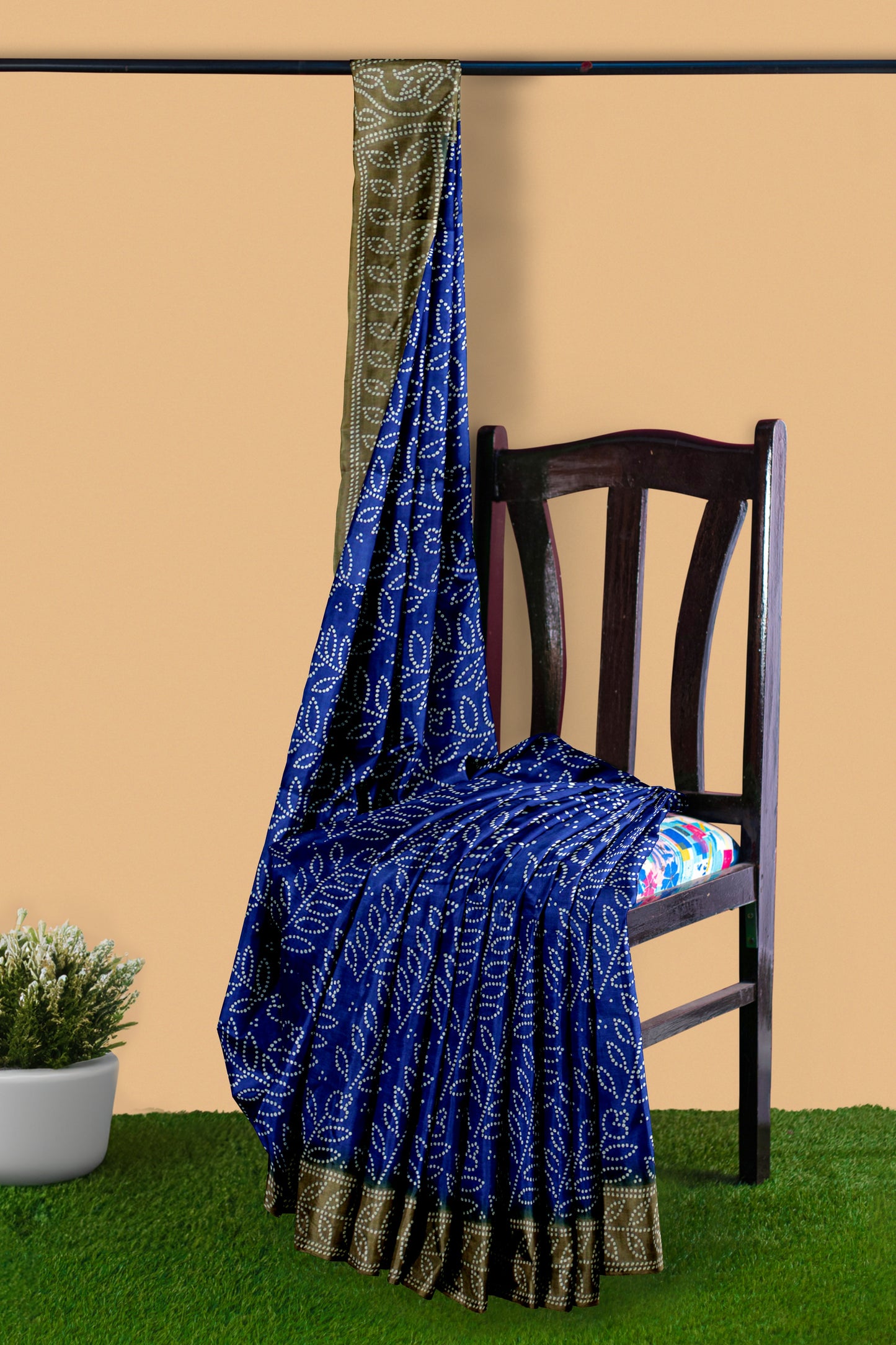 Cotton Printed Saree With Unstitched Blouse Piece