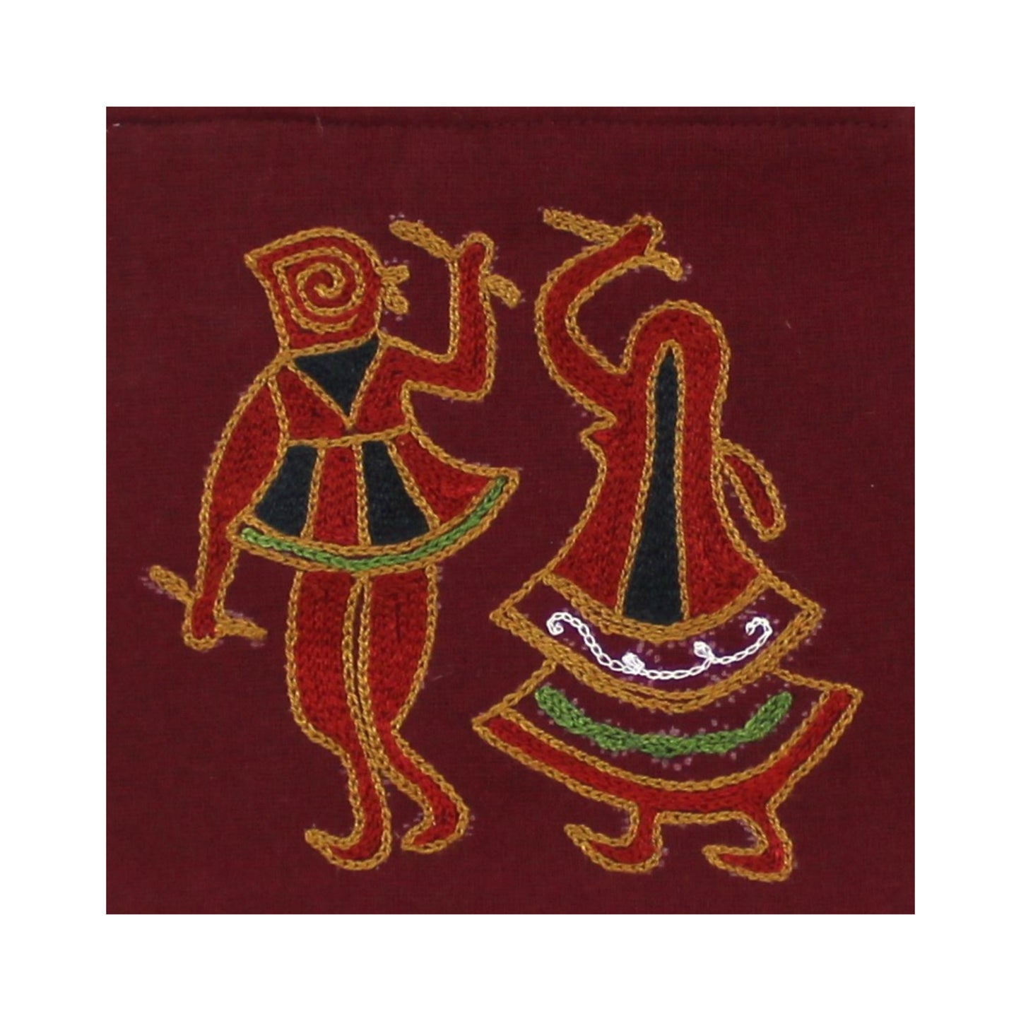 Handcrafted Embroidered Ethnic Crossbody Sling Bag/Mobile Pouch