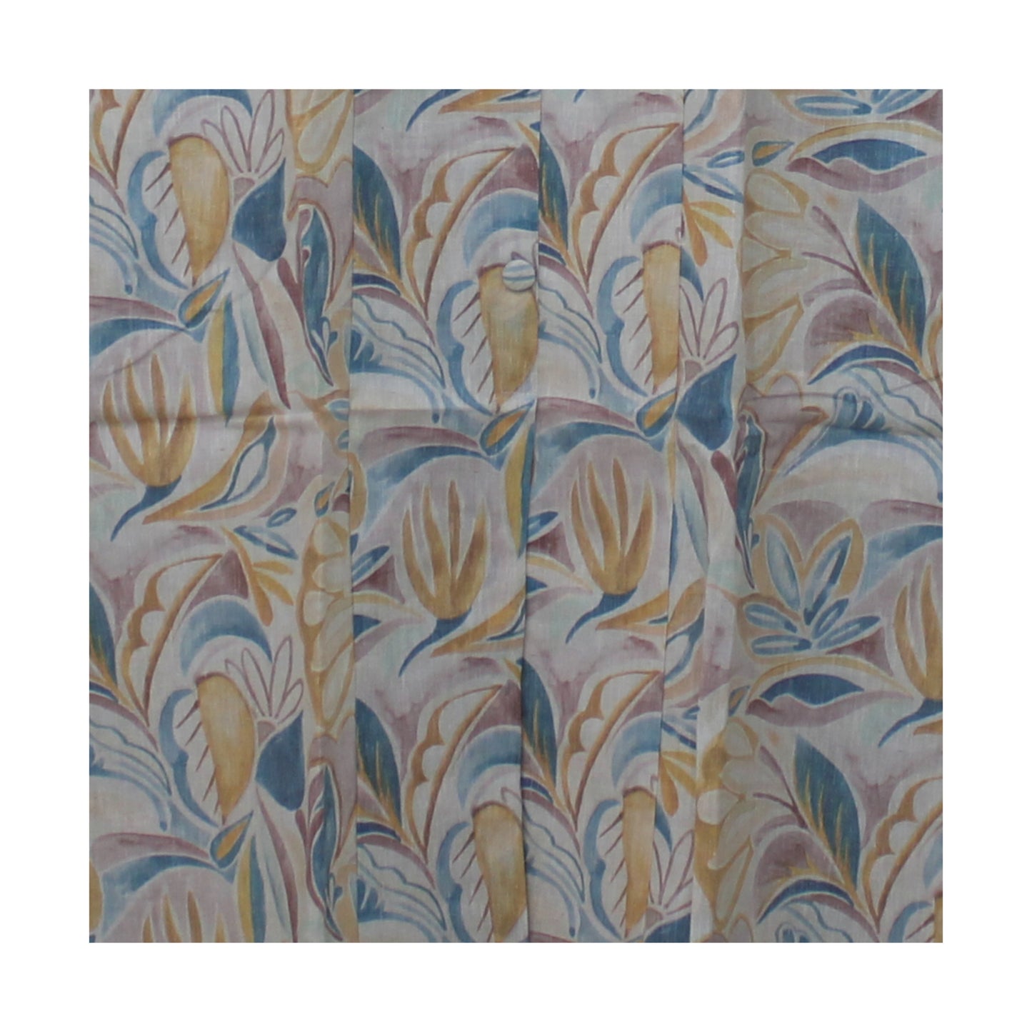 Artisanal Print Kurta with Hand-Embroidered Yoke & Pocket Details (XXL)